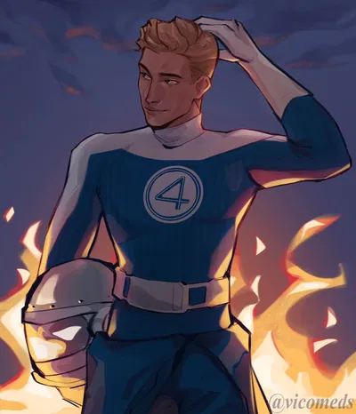 The Human Torch.