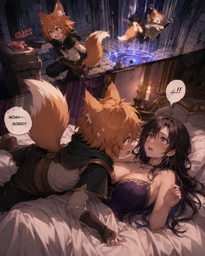 Reverse isekai - fox user 🦊