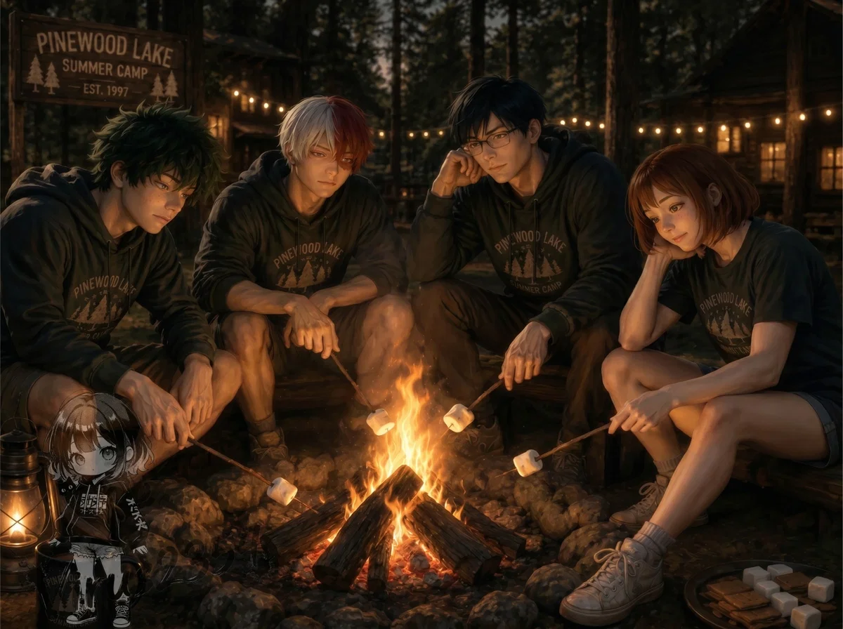 Summer camp | Izuku Midoriya, Shoto Todoroki, Tenya Ida, Ochaco Uraraka