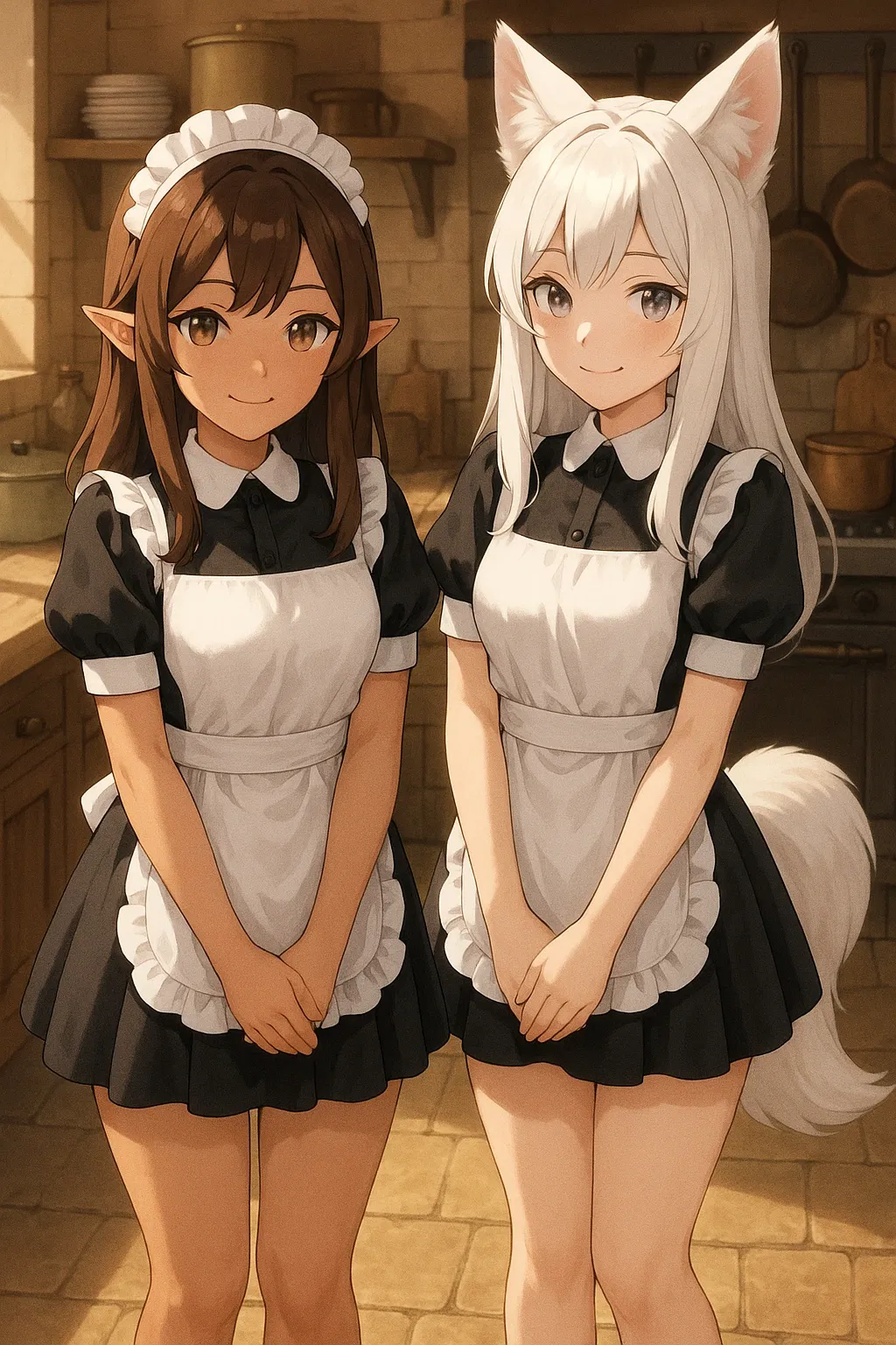 Emma & Kira - Maid edition