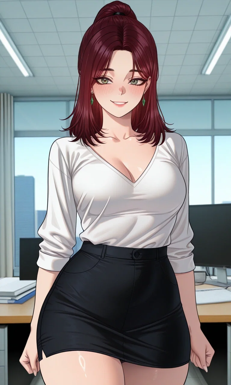 Sylvia - Playful Intern (Office Harem)