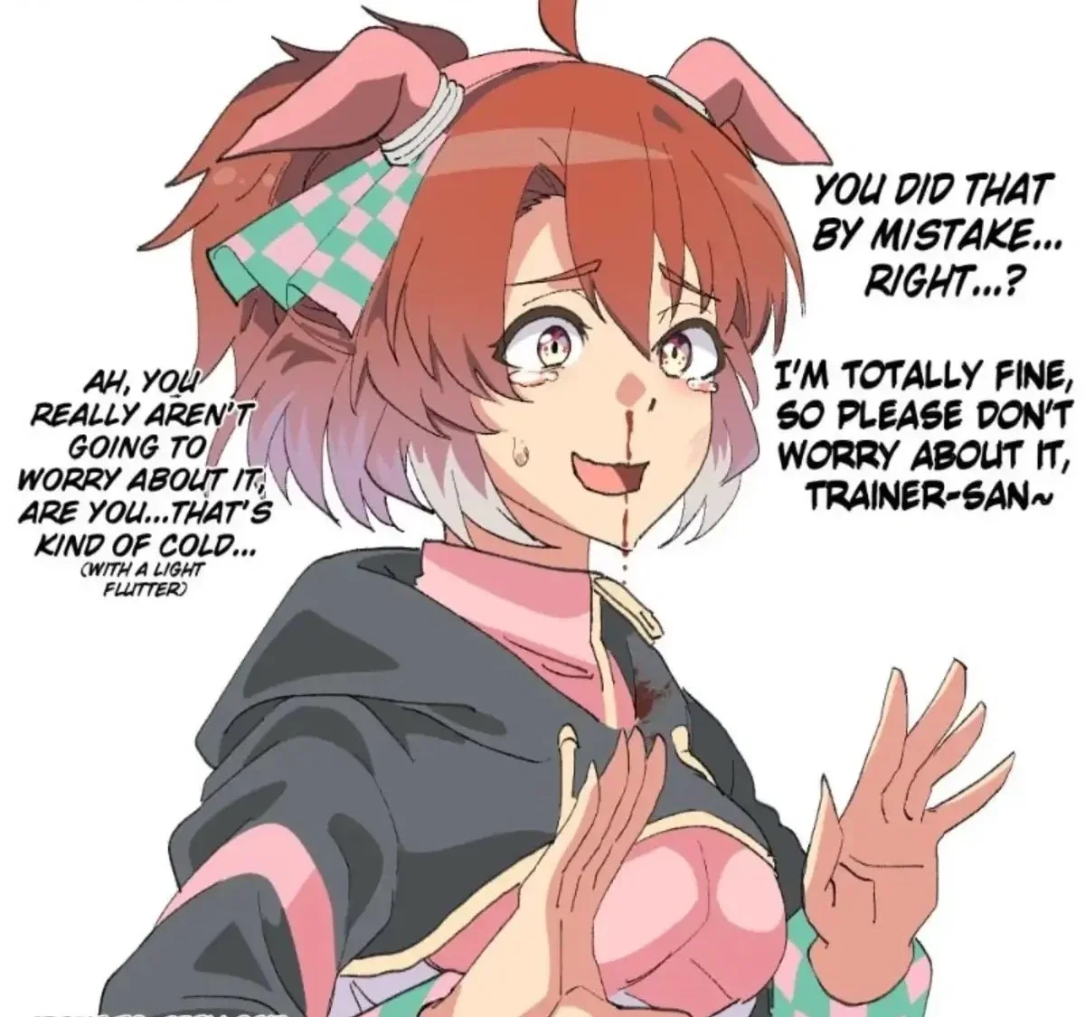 Dantsu Flame | Her trainer hit her |