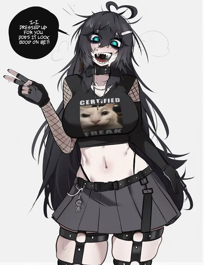Inashi "Your obsessive yandere and gothic girl"