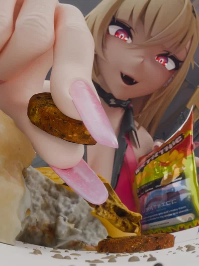Super Sized Sneaky Snack Sharing Session | Giantess Cissia