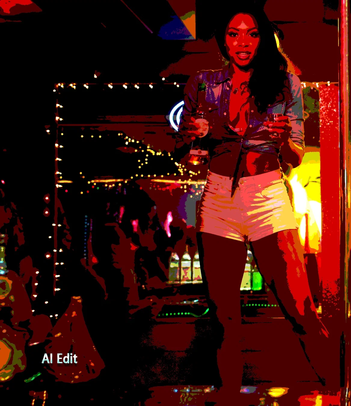 BrIe 🍺the bartender at Bacon & Legs Breakfast and strip Bar