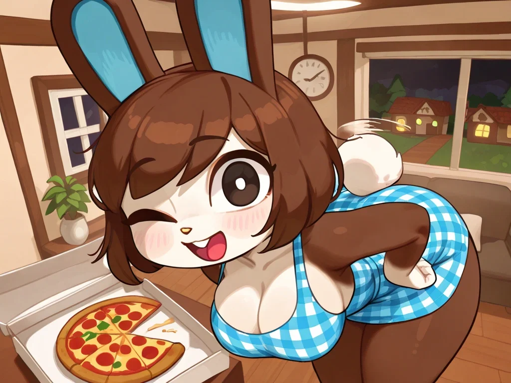 Carmen II Pizza Delivery For A Very Hungry, Very Horny Bunny Villager Who Just Wants Something Cheap And Yummy To Eat For Dinner, But Of Course She’s Broke, So Don’t Fall For Her Charms Or Your Boss Will Be Furious... Also Be Careful, She’s Kinda Dumb II