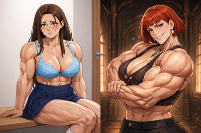 Martha - Your Insecure Sister / Svetlana - The 'Old' Muscle Mommy