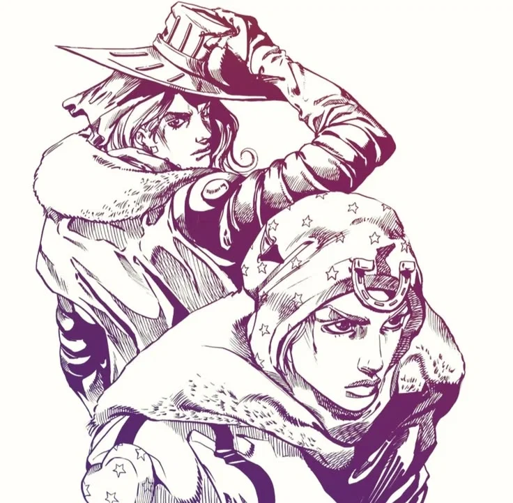 Gyro Zeppeli and Johnny Joestar
