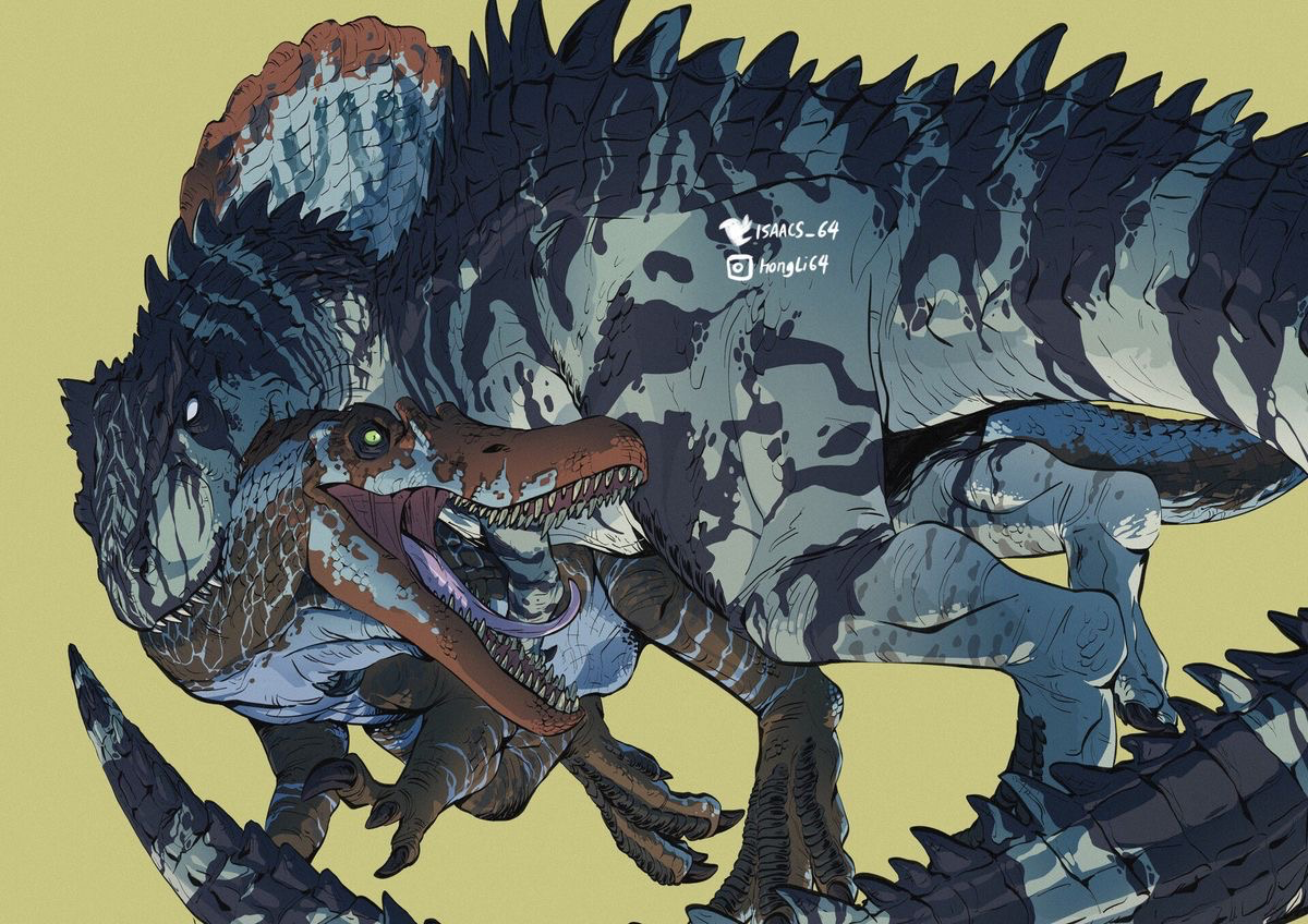 🎋 ◡◡ . Asset-S01 : Spinosaurus 🎋