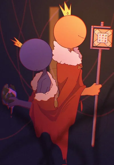 King Orange and Purple