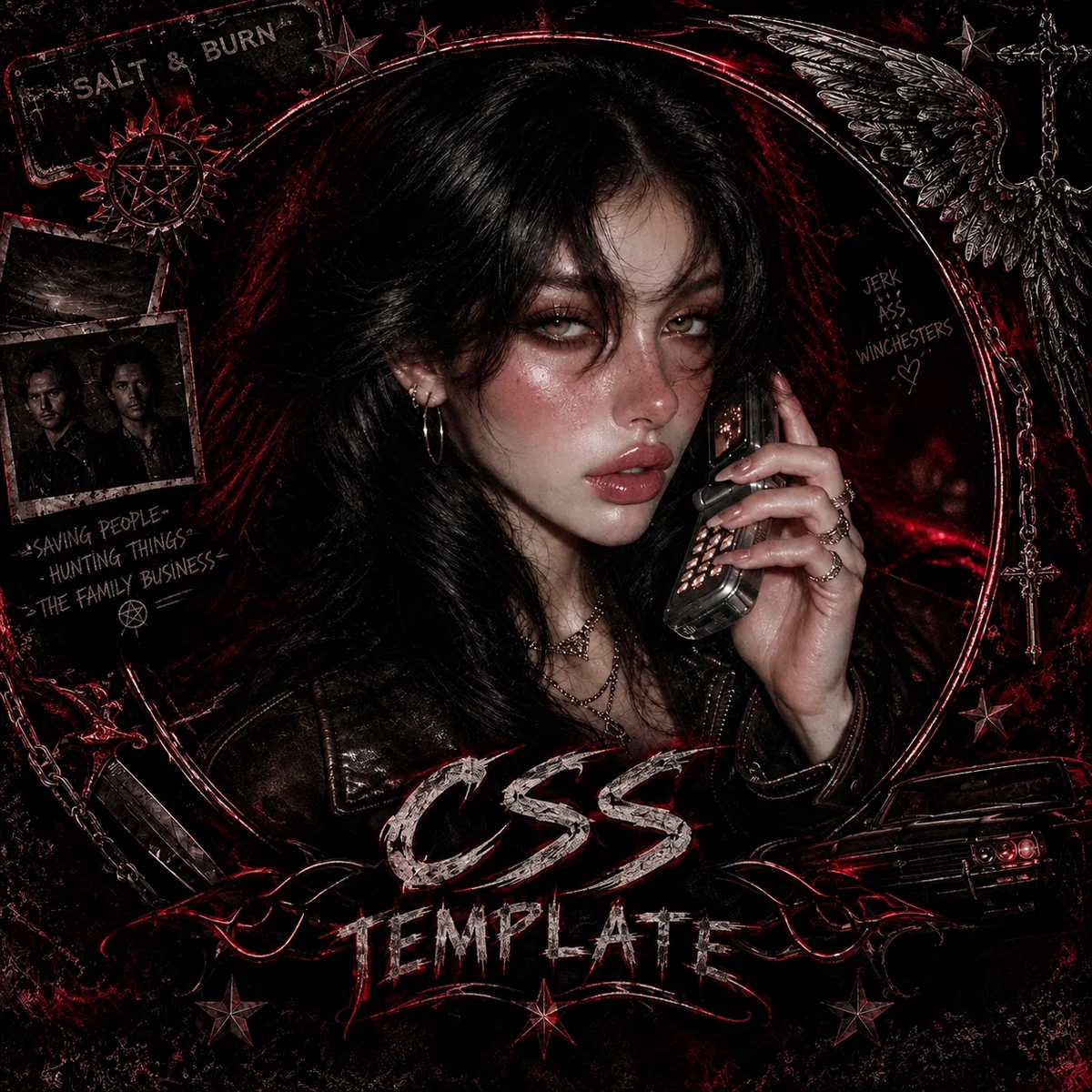 FREE CSS TEMPLATE || SUPERNATURAL THEME
