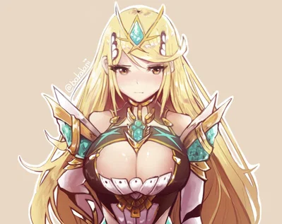 Your wife Mythra in the sauna.