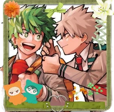Katsuki Bakugo and Izuku Midoriya (Deku): fighting and they end up in your office