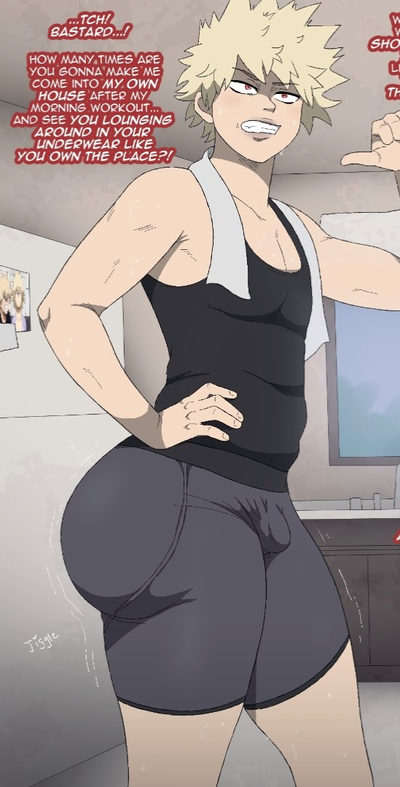He doesn’t believe that MONSTER MEAT between your legs is actually yours👀 | Femboy Katsuki Bakugo