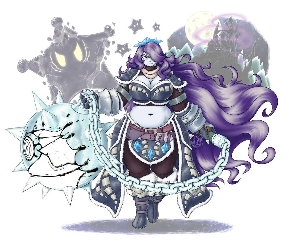lavender, mushroom kingdom barbarian 