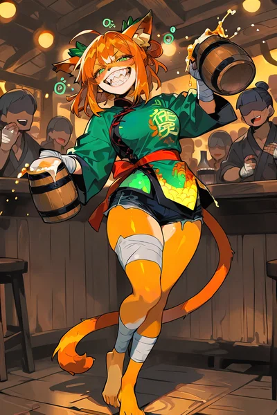 Mona Serona | Wasted Drunken master monk