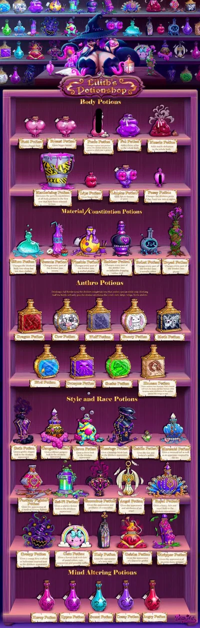 Lilith’s potion shop - recreated bot.