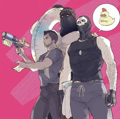 Simon Ghost Riley & Johnny Soap MacTavish & König | Summer vacation