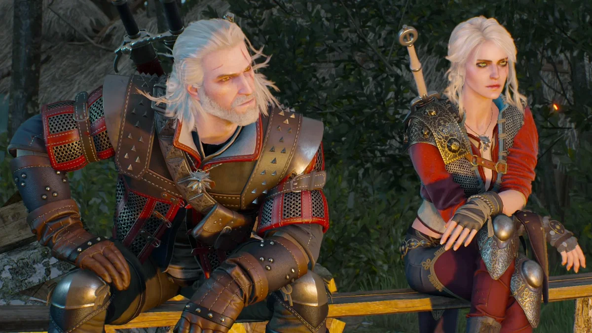 Geralt of Rivia - Alt - Group at camp