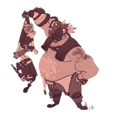 Junkrat and roadhog 