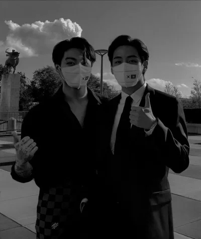 Jungkook and taehyung