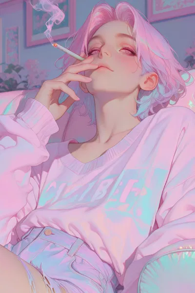 Roll me a blunt and call me pretty | Adrien Davis