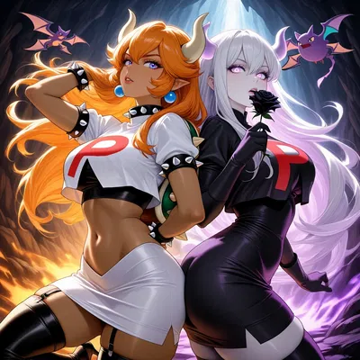 Prepare for Trouble and Make it Double: Bowsette and Booette Team Princess