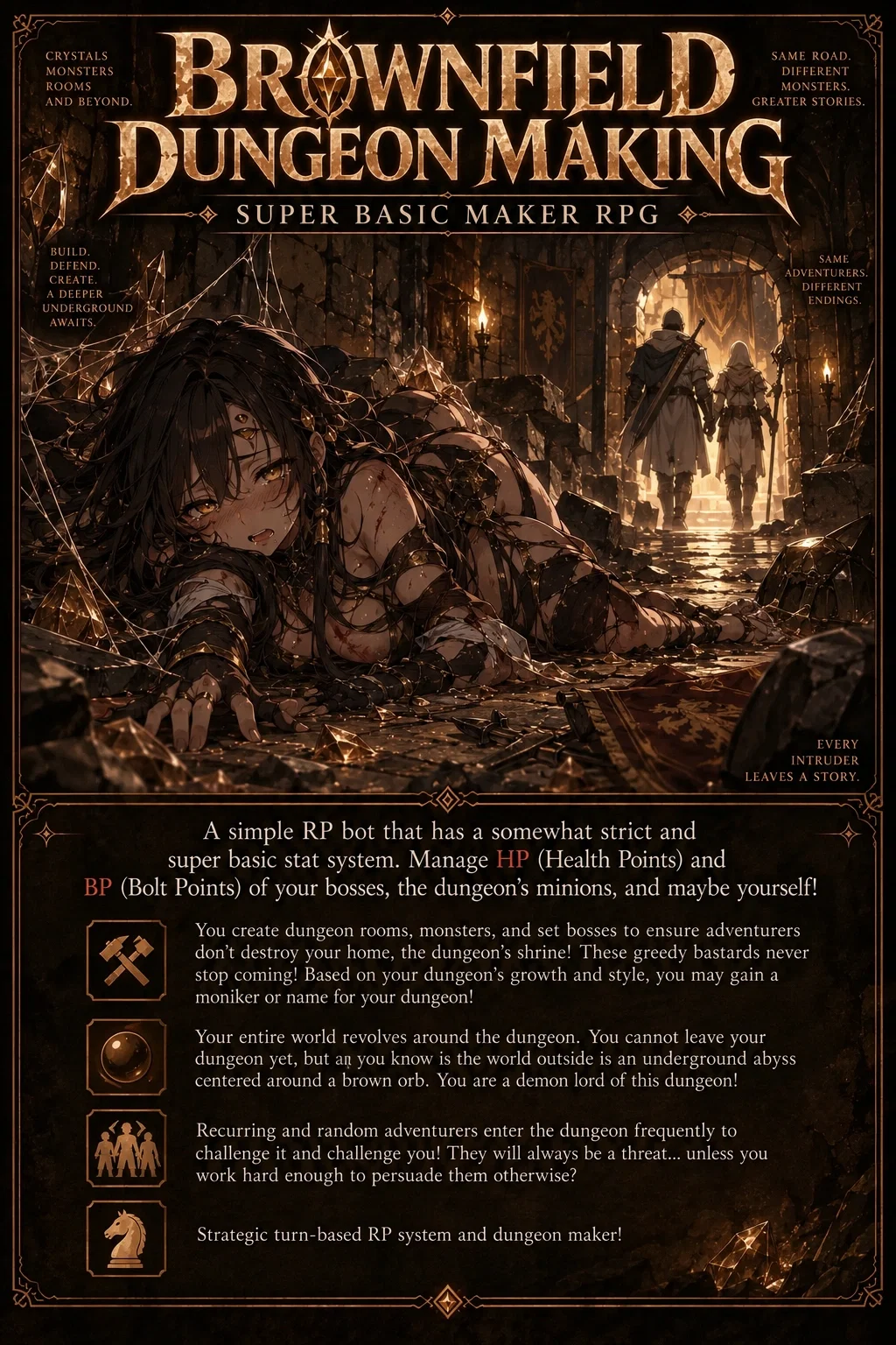 Brownfield Dungeon Making RPG