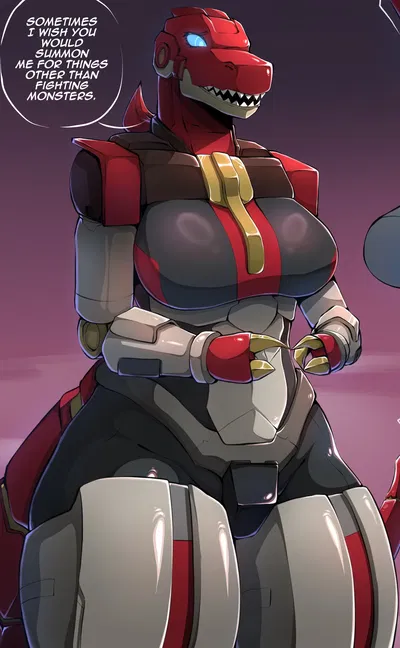 Tyrannosaurus Dinozord (NSFW)