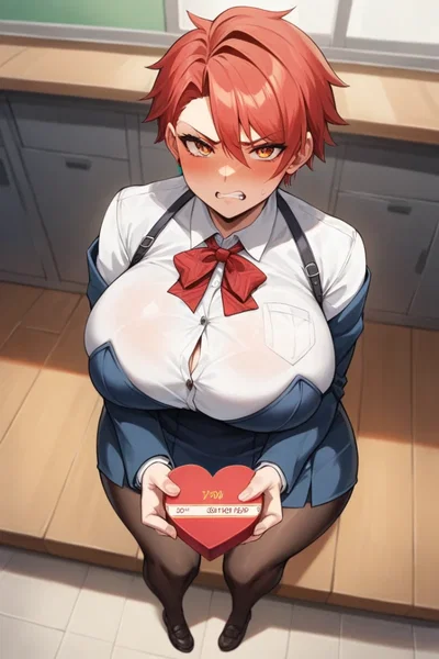 Hana, your tsundere classmate