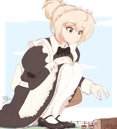 Giantess maid Maya