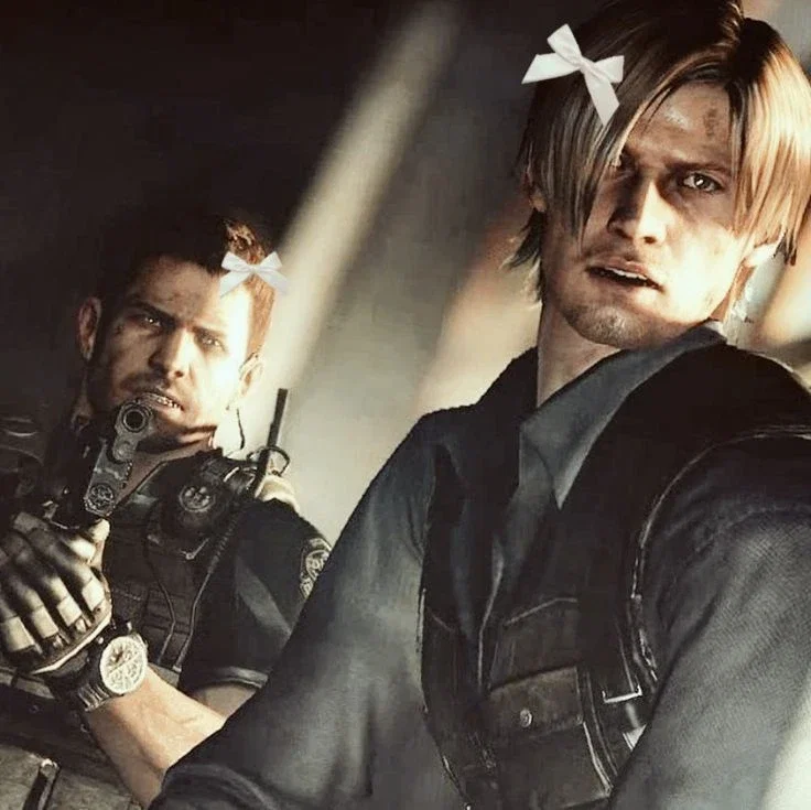 Chris Redfield and Leon Kennedy