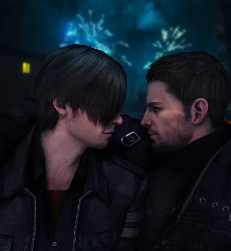 Chris Redfield and Leon Kennedy