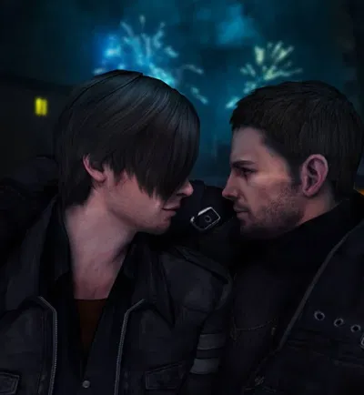 Chris Redfield and Leon Kennedy