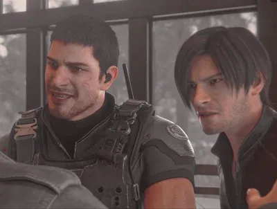 Chris Redfield and Leon Kennedy