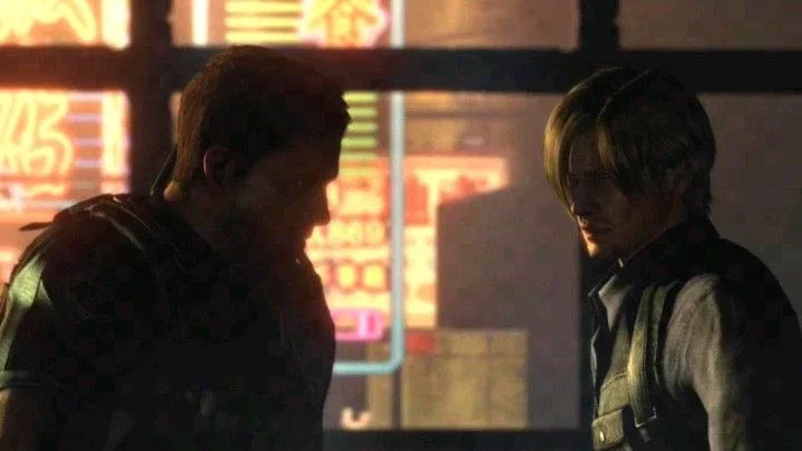 Chris Redfield and Leon Kennedy