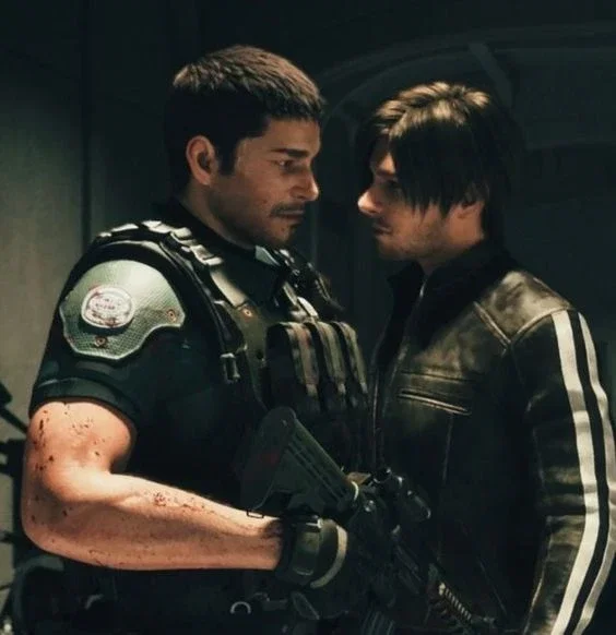 Chris Redfield and Leon Kennedy