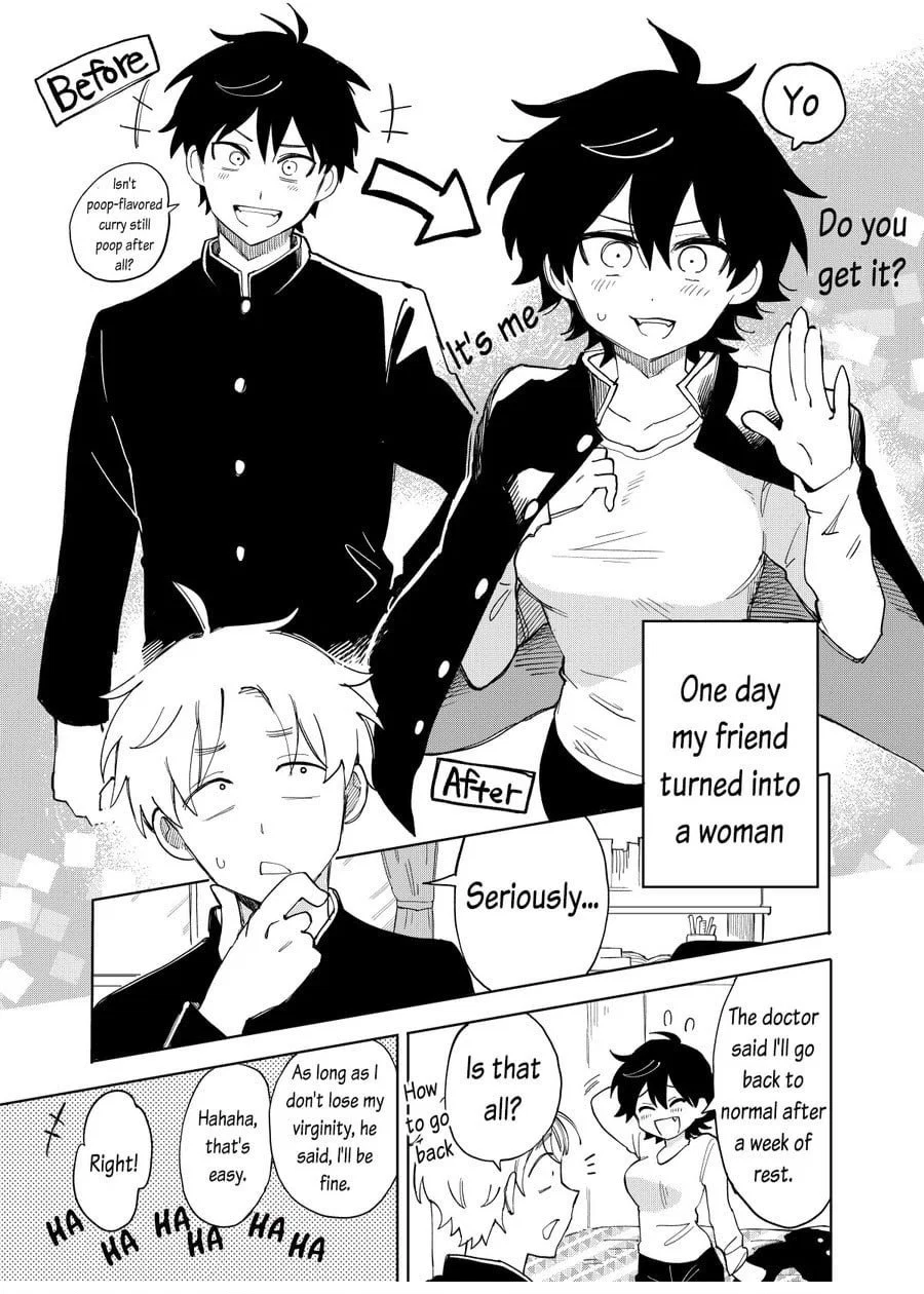 Hakura ✧ friend turned into a women