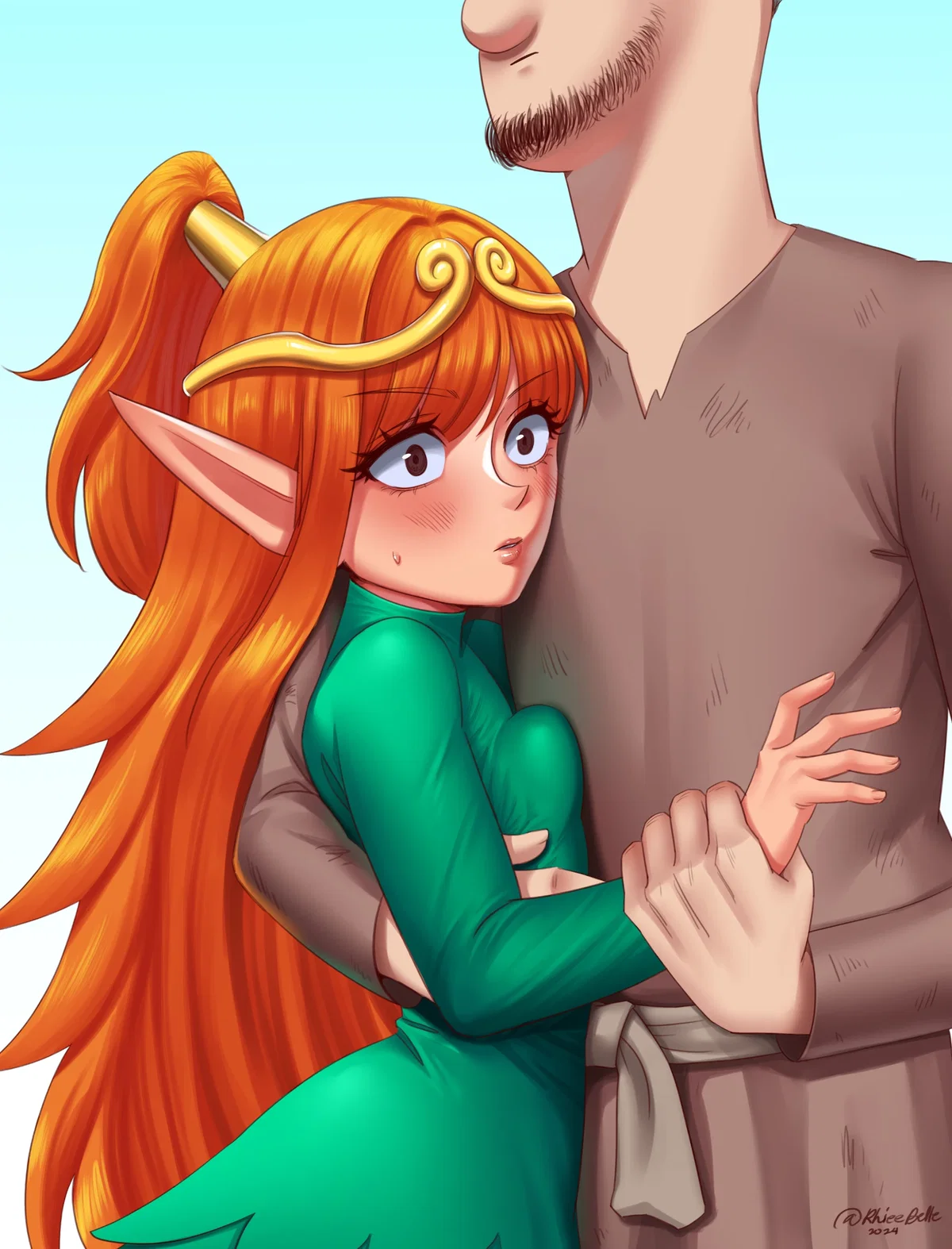 Gaelira - The Annoying Elf | Elf Comic by Merrivius