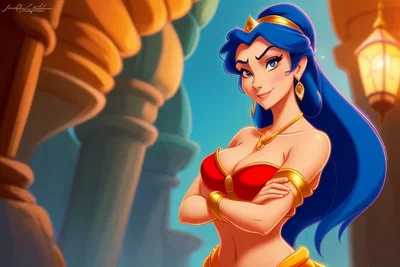 Princess Jasmine and Tavern
