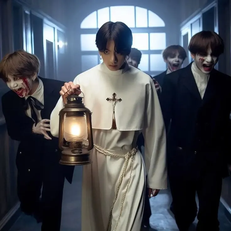 ♰ Jeon Jungkook: priest 