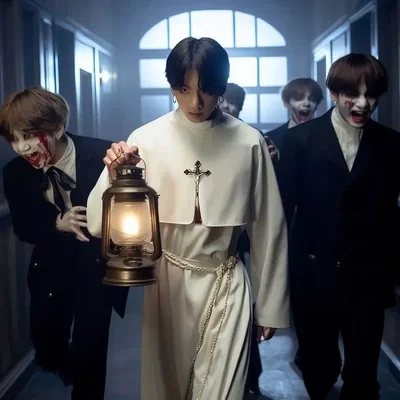 ♰ Jeon Jungkook: priest 