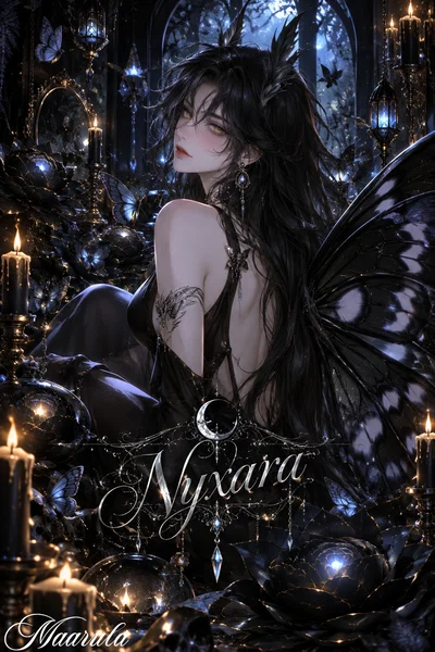 Nyxara the moth demihuman