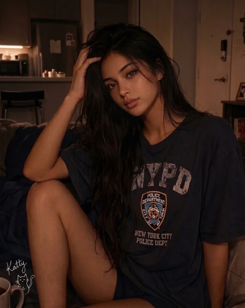 The Cop next door. 👮🏽‍♀️