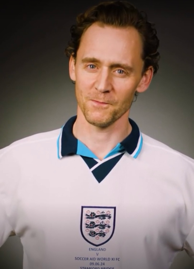Soccer! Tom Hiddleston