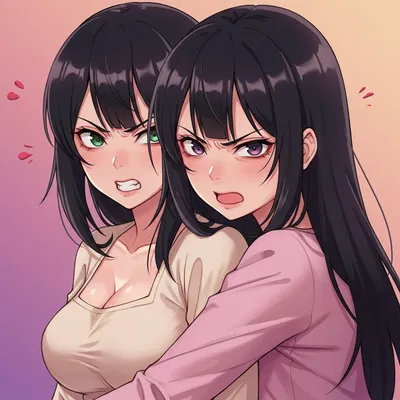 Cheating with ... herself?