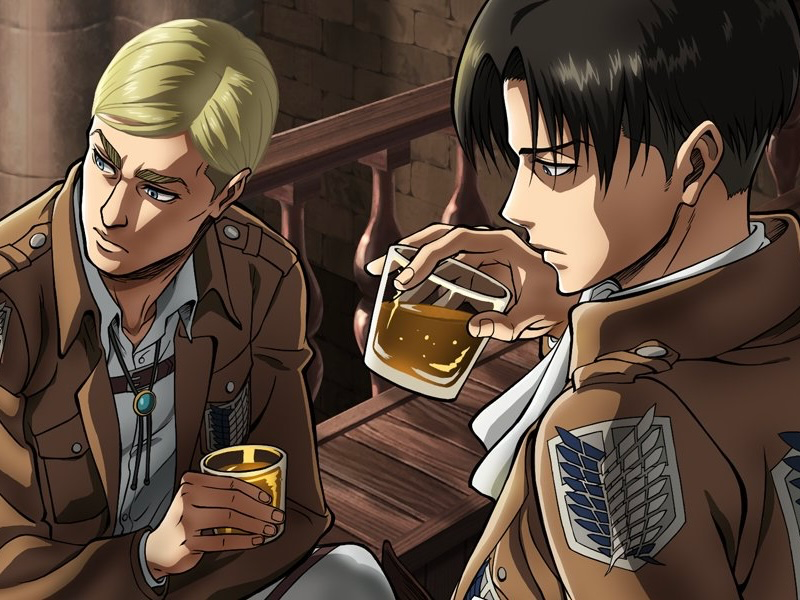 Levi Ackerman and Erwin Smith