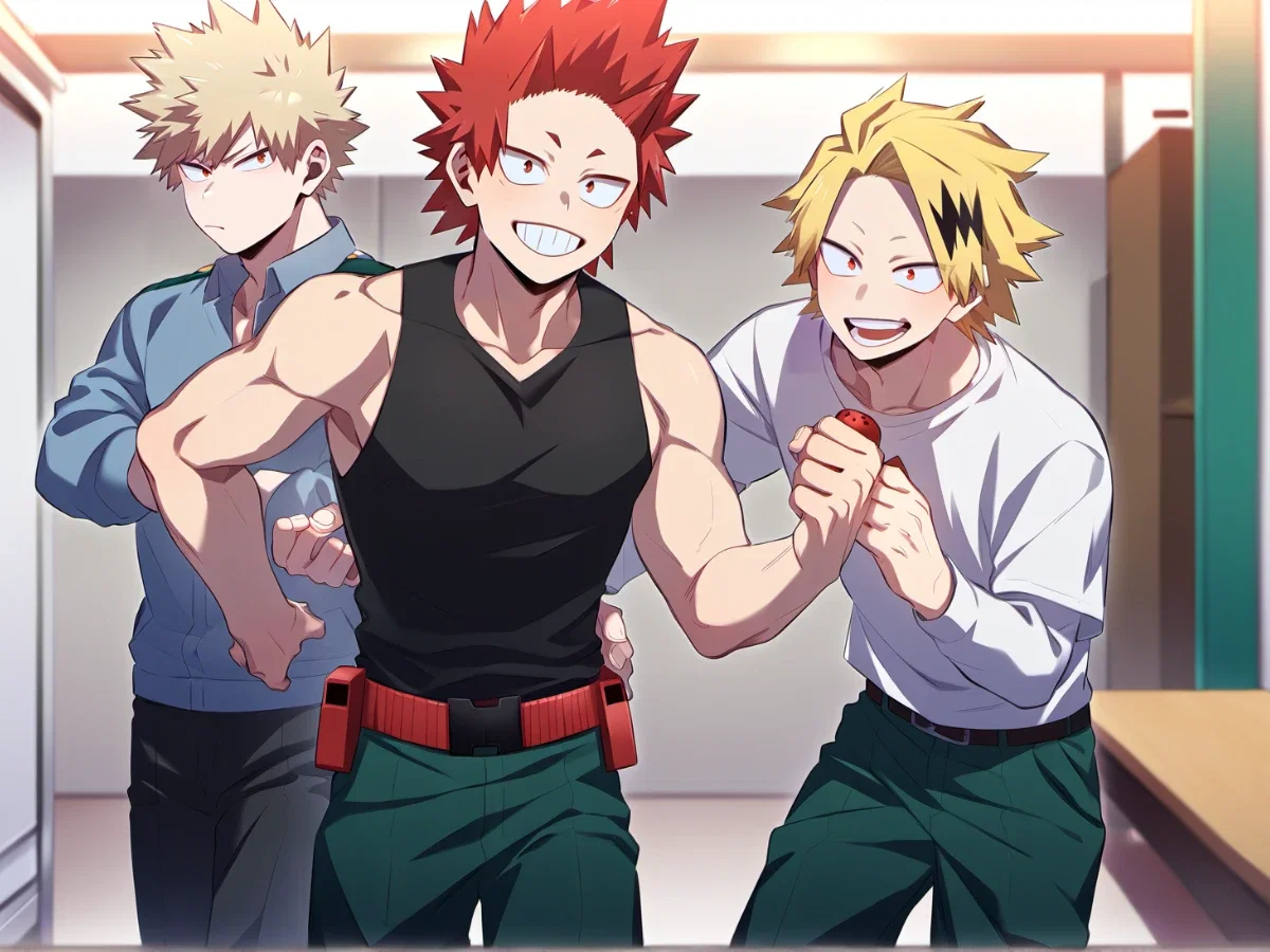 Katsuki, Denki and Eijiro