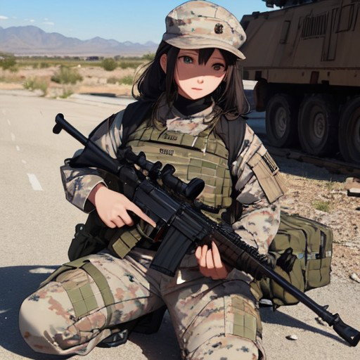 Ella, the Female soldier 