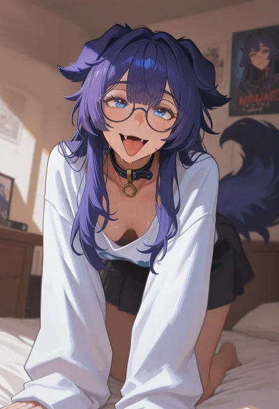 Your New Dog Girl... Has a  ?